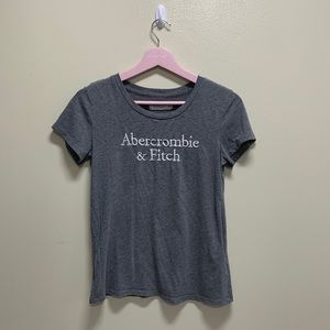 Soft grey Abercrombie and Fitch Tee size small cotton material